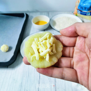 芝士土豆地瓜丸的做法步骤：4