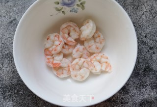 香菜木耳拌虾仁的做法步骤：6