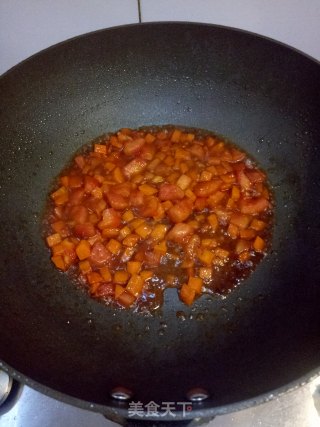 西红柿菠菜疙瘩汤的做法步骤：2