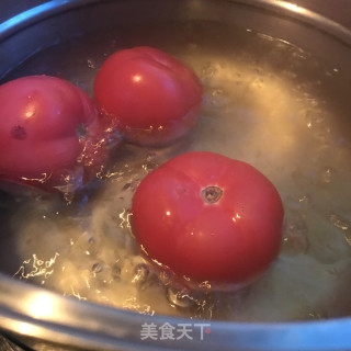 番茄鸡蛋拌汤的做法步骤：4