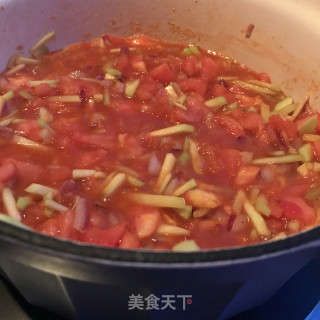 番茄鸡蛋拌汤的做法步骤：7