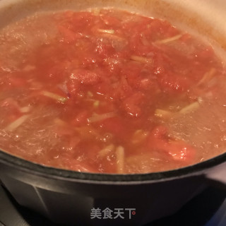 番茄鸡蛋拌汤的做法步骤：10