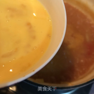 番茄鸡蛋拌汤的做法步骤：13