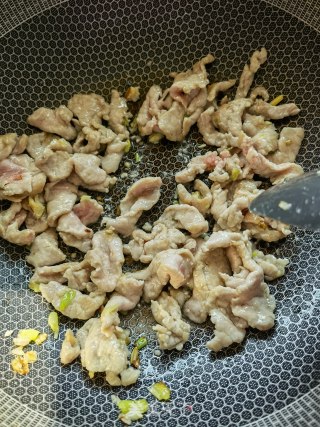 菠萝蜜丝炒肉片的做法步骤：5