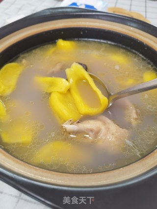 菠萝蜜炖鸡汤的做法步骤：5