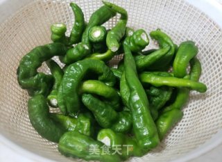 尖椒炒杏鲍菇的做法步骤：3