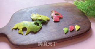 五星红旗～水果拼盘的做法步骤：3