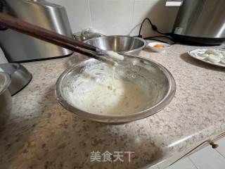 酥炸鱿鱼圈 — 蛋白面糊版的做法步骤：3