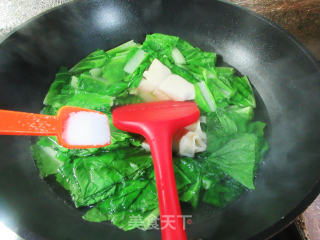 肉面结毛毛菜汤的做法步骤：5