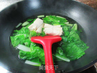 肉面结毛毛菜汤的做法步骤：7