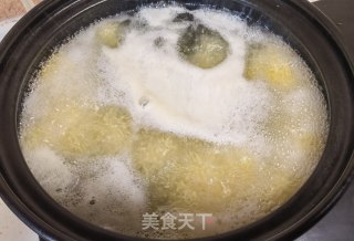 红糖莲藕小米粥的做法步骤：4