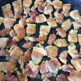 香煎五花肉的做法步骤：3