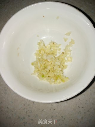 香油蒜末油菜的做法步骤：4