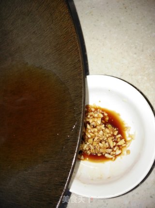 香油蒜末油菜的做法步骤：8