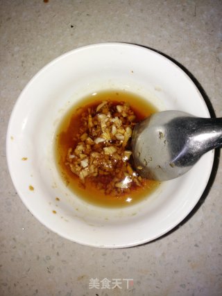 香油蒜末油菜的做法步骤：9