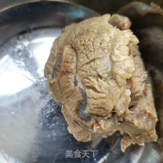 香菜拌熟肉的做法步骤：4