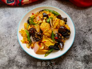 蒜蓉辣酱炒鸡蛋的做法步骤：14