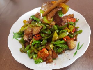 尖椒炒肉片的做法步骤：6