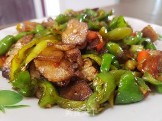 尖椒炒肉片的做法步骤：7