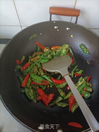 辣椒炒肉的做法步骤：6
