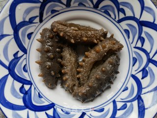 香菜葱白拌海参的做法步骤：4