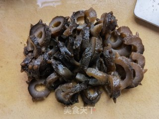 香菜葱白拌海参的做法步骤：5