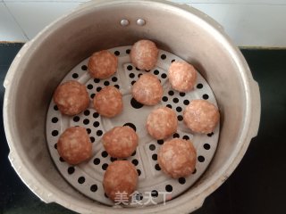 莲藕糯米丸子的做法步骤：10
