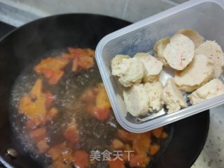 西红柿虾丸鸡蛋汤的做法步骤：7