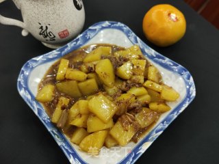 烩土豆块的做法步骤：6