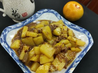 烩土豆块的做法步骤：8