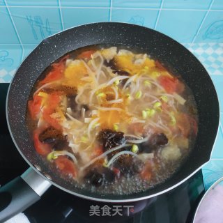 酸辣酥肉汤的做法步骤：10