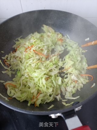 鸡蛋炒卷心菜的做法步骤：13