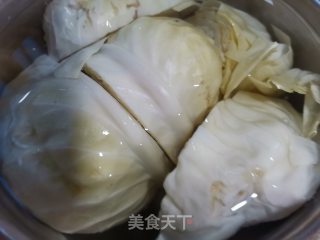 酸包菜肉末的做法步骤：2