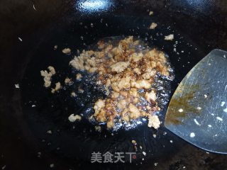 酸包菜肉末的做法步骤：5