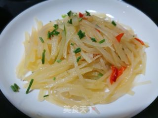 土豆丝的做法步骤：5