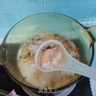 虾仁蔬菜粥的做法步骤：10