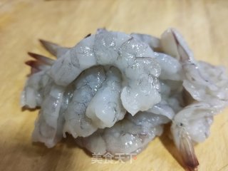 芥末虾球的做法步骤：1
