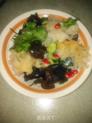 凉拌双耳的做法步骤：15