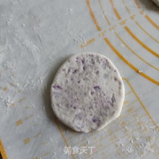 紫山药桃花酥的做法步骤：14