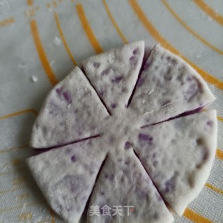 紫山药桃花酥的做法步骤：15