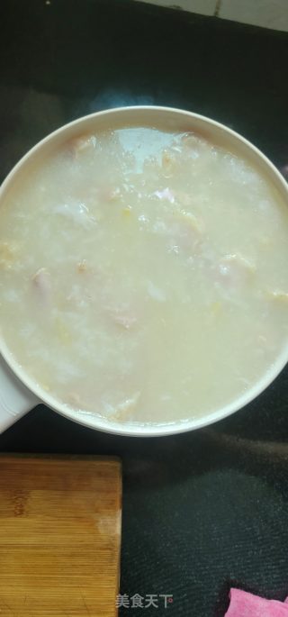 粉肠瘦肉粥的做法步骤：7
