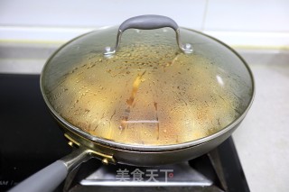 红烧肉炖油豆角的做法步骤：6