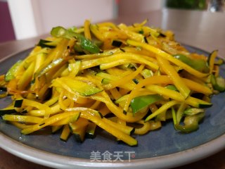 醋溜南瓜丝的做法步骤：5