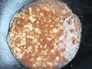 酱烧肉丁豆腐的做法步骤：7