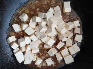 酱烧肉丁豆腐的做法步骤：8
