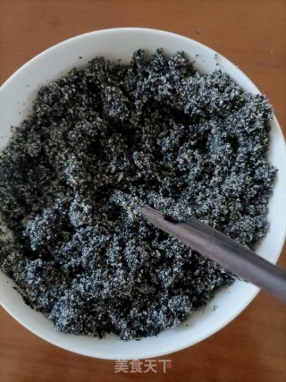 黑芝麻流心馅的做法步骤：7