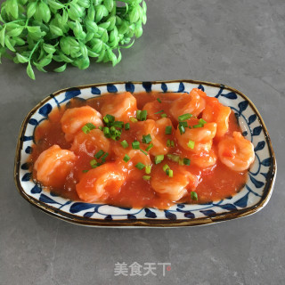 茄汁虾仁的做法步骤：9