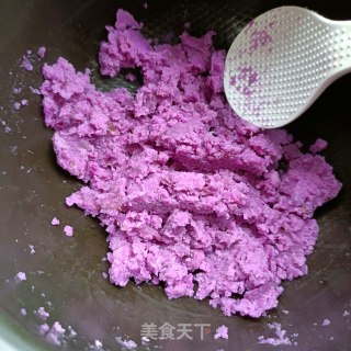 烤紫山药馍片的做法步骤：6