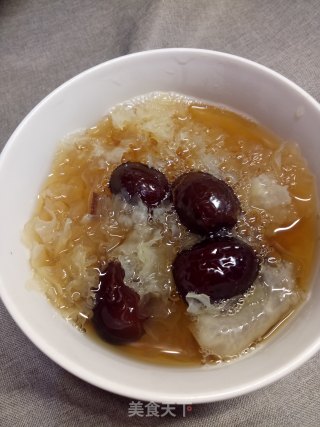 红枣银耳汤的做法步骤：5
