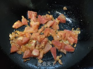西红柿鸡蛋手擀面的做法步骤：4